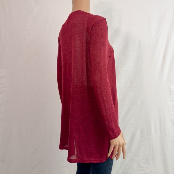 H&M Red Lightweight Cardigan Size M - Picture 5 of 8